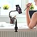 Aduro Phone Holder for Desk Gooseneck Bed Mount Cell Phone Stand Clamp with Adjustable Arm Compatible with All iPhone Galaxy White