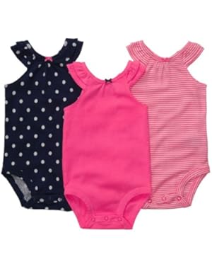 Carters Baby Girls' 3pk Tank Bodysuit