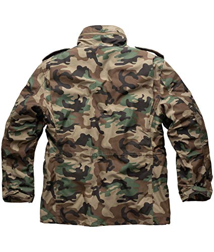 Surplus Raw Vintage M65 Herren Outdoor Feldjacke Parka gefüttert – Bild 3