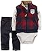 Carter's Baby Boys Vest Sets, Red, 9M