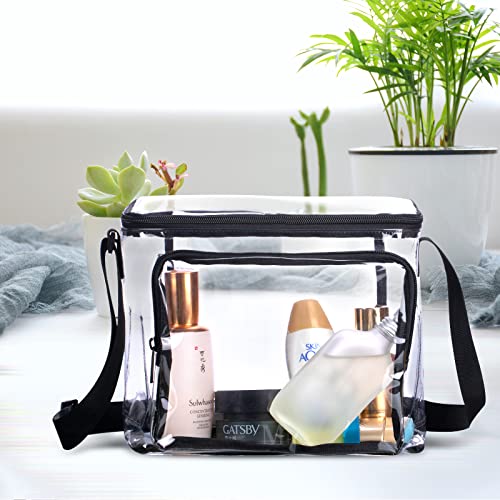 BORMELUN Clear Lunch Bag for Work Correctional Officers Plastic