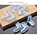 BeRicham 20 Pack Baby Safety Clear Furniture Corner Guards Corner Protector with 3M Adhesive, L-Shaped & Ball-Shaped
