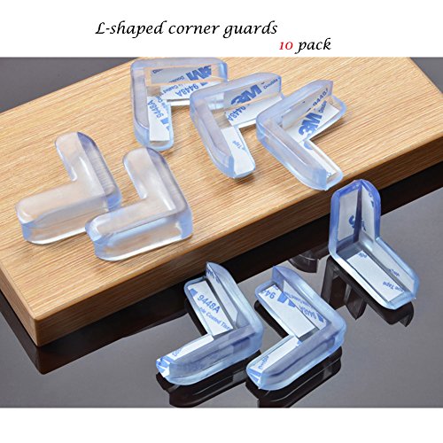 BeRicham 20 Pack Baby Safety Clear Furniture Corner Guards Corner