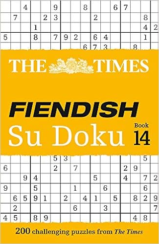 The Times Fiendish Su Doku Book 14 200 Challenging Su Doku Puzzles The Times Fiendish Su Doku Puzzle Books Amazon Co Uk The Times Mind Games 9780008404246 Books