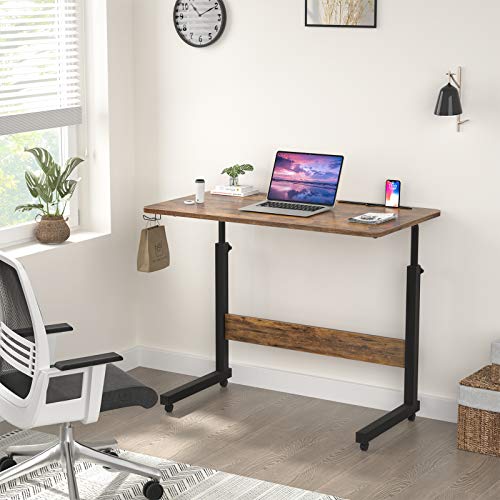 Armocity Height Adjustable Desk, 32" Manual Standing Desk Small Mobile