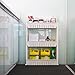HOMFA Gap Storage Slim Slide Out Tower Rack Shelf with Wheels for Laundry, Bathroom & Kitchen (3-tier)