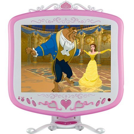 15 inch Pink LCD Television Disney Beauty and the Beast P1500LT (Refurbished)
