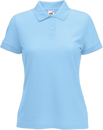 Polo bleu ciel femme Clearance