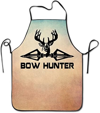 Funny Apron Chef Kitchen Cooking Apron Bib Bow Hunting Cooking Easy Care