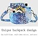 Katia Camera Case Bag Compatible for Fujifilm Instax Mini 11/9/ 8+/ 8 Instant Film Camera with Shoulder Strap and Photo Accessories Pocket - Dolphin