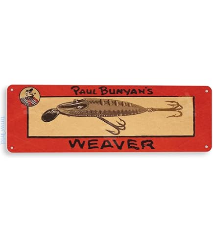 Amazon.com: Tinworld Tin Sign: Bomber Lures Retro Rustic Fishing Fish Bait  Tackle Marina Metal Decor B601 : Home & Kitchen