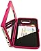 Bastex Galaxy S7 Edge Case, Hot Pink Hidden Back Mirror Wallet Case with Stand Feature and Card Holder for Samsung Galaxy S7 Edge G935