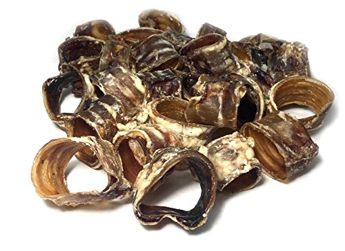 American Sourced Mini Beef Trachea Rings, Nutrition-Rich Naturally Grain-Free Dog Treats Made in USA, Loaded with Glucosamine and Chondroitin by Sancho & Lola's (See also 3" & 6")