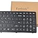 Eathtek Replacement Keyboard with Black Frame For Lenovo G500s Touch G505s IdeaPad Flex 15 Flex 15D S500 S500 Touch S510p S510p Touch Black US Layout (Note: Not fit for G500!!)