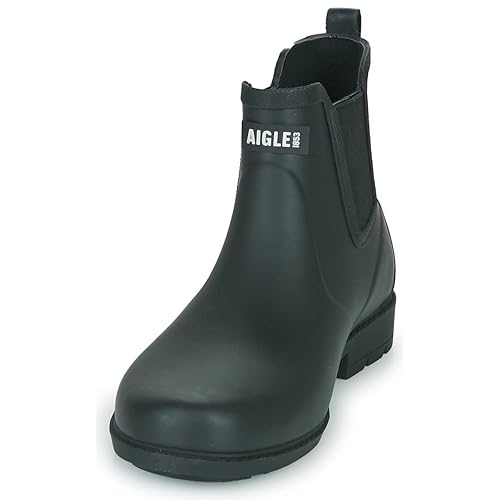 Aigle Men's Chelsea Boots Rain, Black, in Oman Whizz Rain
