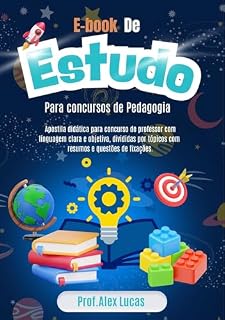 E-book de estudo para concursos de Pedagogia: Apostila didática para concurso de professor pedagogo.