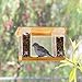 Hampton Direct Window Mounted Bird Feeder - Watch Birds Up Close By Your Window