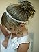 Qteland 2-Pack Baby Girl Headbands for Toddlers Baby Girl Stuff for Newborn Baby Shower Gifts Baptism Headband Flower Girl Headpiece Accessories for Girls