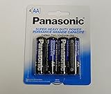 Panasonic AA Heavy Duty Batteries 16 Count, 4x4 Packs, Exp. Date 2019, Retail Packaging