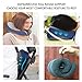 Travel Pillow for airplanes,100% Memory Foam Neck Pillow with 2 Sweat Resistant Cases,Adjustable Neck Support Cervical Pillow,Airplane Travel Kit with Ergonomics M Design,Flight Travel Gear for Men Wo