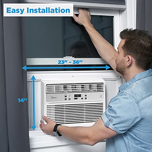 Midea 6,000 BTU EasyCool Window Air Conditioner, Dehumidifier and Fan