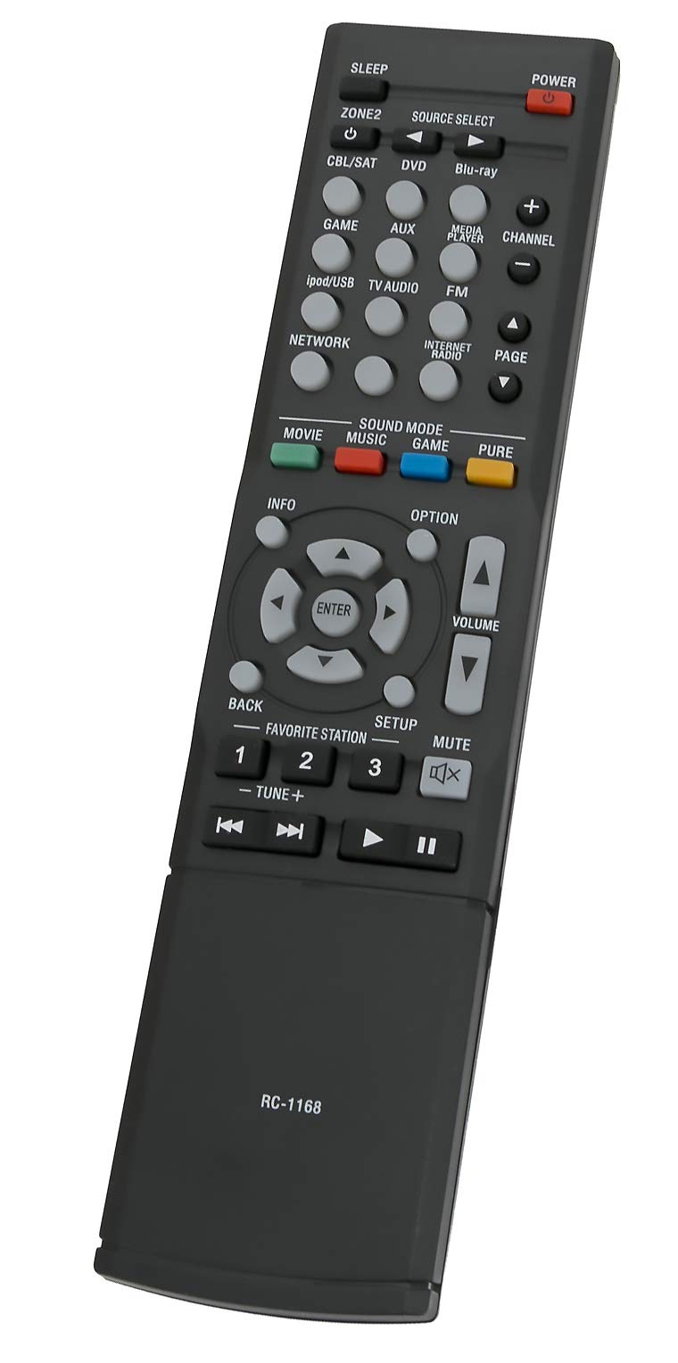 ALLIMITY RC-1168 RC1168 Remote Control Replace for Denon AV Surround Receiver AVR-1612 AVR-1613 AVR-1713 AVR1612 AVR1613 AVR1713