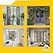 FabricMCC Magnetic Screen Door, Heavy Duty Instant Mesh Curtain Screen Door Protector with Full Frame Magic Stickers Fits Doors up to 36