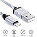 EverDigi 2pcs 6FT Nylon Braided Charging Cable Data & Sync Charging Cord 8-Pin Lightning to USB Cable Charger for iPhone 7/ 7 Plus/6/6s/6 plus/6s plus, iPhone 5/5s/5c,iPad, iPod