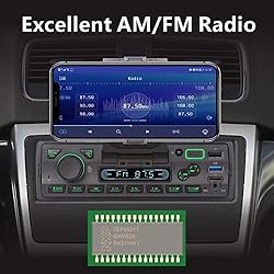 LXKLSZ Car Stereo with Bluetooth Single Din with