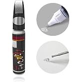 DXNQ Touch Up Paint for Cars, Two-In-One Auto Scratch Repair Gloss Fill Paint Pen, Easy &amp; Quick Special-Purpose Scratch Remover Touch Up Paint Pen for Vehicles, Car Accessories (Silver Gray)