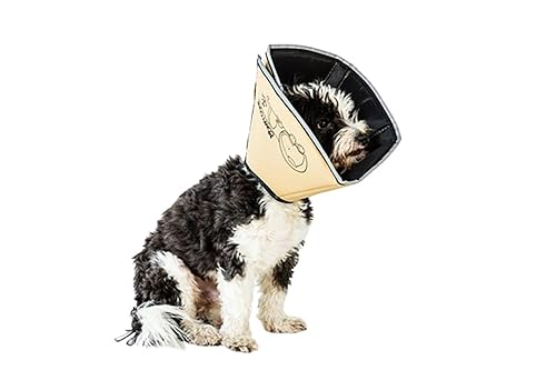 Comfy Cone Pet Cone for Dogs, Cats, Large, Tan Comfortable Soft Dog Cone  Collar Alternative for After Surgery, Wound Care, Spay, Neuter Dog and