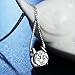 EleQueen 925 Sterling Silver 0.7 Carat Solitaire Round CZ Y-Necklaces Stud Earrings Sets for Wedding Bride Clear