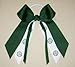 Volleyball Hair Bow - Made in the USA, Available in Many Colors, White Pony Bands