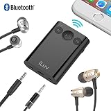 Bluetooth Stereo Receiver with Hands-Free, 2-Way Splitter Adapter & Dual Volume Control for iPhone 7/7 Plus/8/8 Plus/X, Samsung GS7/S8, Smartphones and Home/Car Audio System