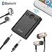 Bluetooth Stereo Receiver with Hands-Free, 2-Way Splitter Adapter & Dual Volume Control for iPhone 7/7 Plus/8/8 Plus/X, Samsung GS7/S8, Smartphones and Home/Car Audio System
