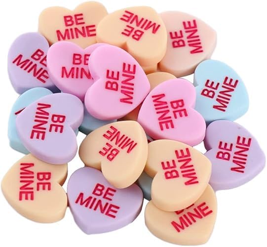 Photo 1 of 20 Pcs Random Color Flatback Resin Embellishments,Colorful Heart Shape Flatback Slime Charms,for Scrapbooking Embellishment DIY Craft Jewelry Making Ornament, Scrapbooking Embellishments