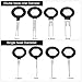 ILamourCar【11PCS】Auto Terminal Removal Key Tool Set,Car Electrical Wiring Crimp Connector Extractor Puller Release Pin Kit