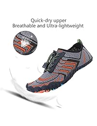 MAYZERO Zapatos de Agua para Hombre Mujer Secado Rápido Natación Surf Playa Piscina Zapatos de Puntera Ancha Senderismo Descalzo Zapatos