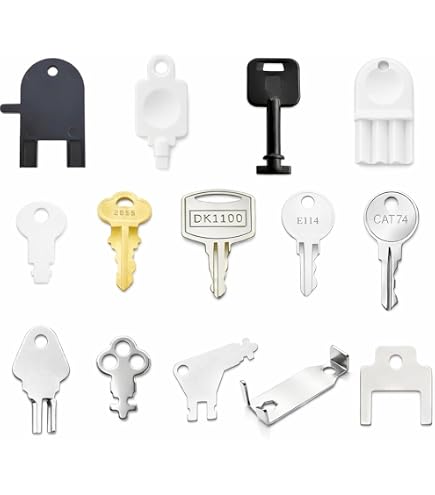 2055 Keys Replacement for Bradley Locks Toilet Paper Tissue and