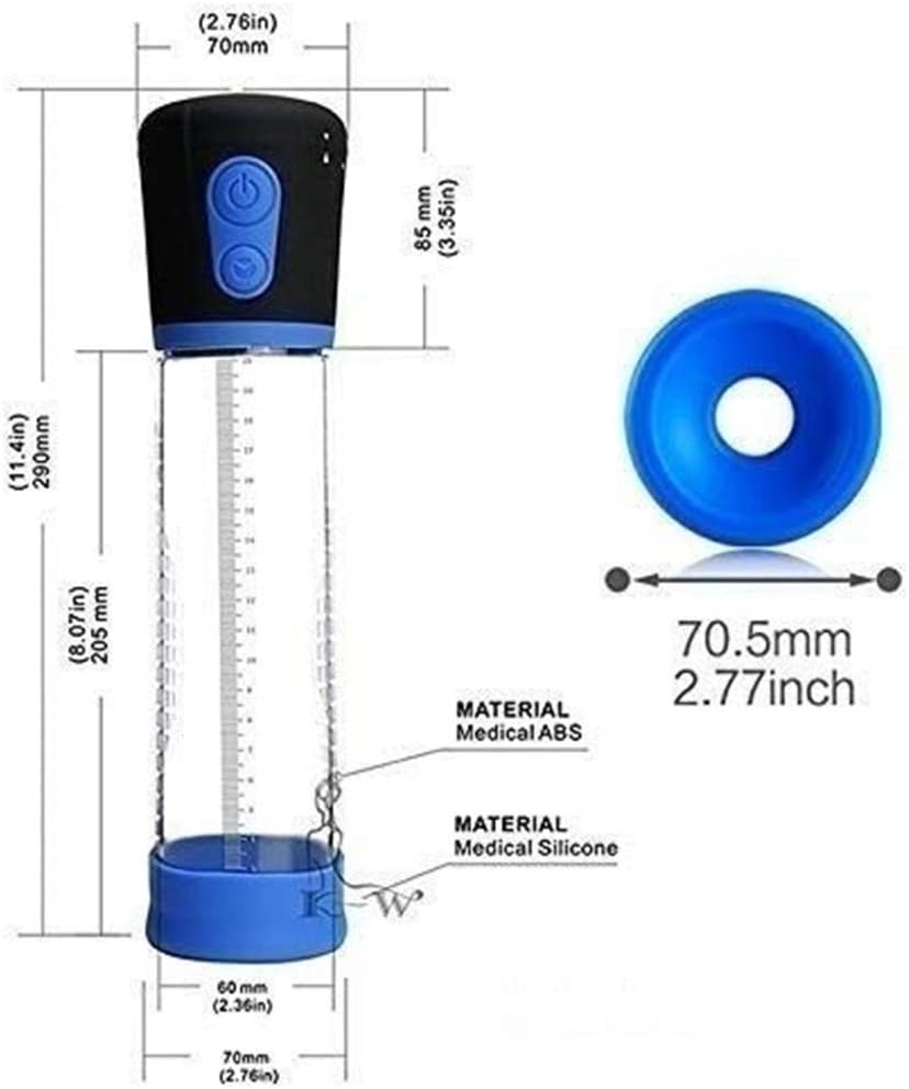 Lightweight Men's Electric Vacuum Enlarger Vacúúm Púmp Pēnnǐs Enlargement Extender - Automatic Enhancement Training Device