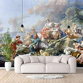 Wall Murals for Bedroom Starry Night by Van Gogh Famous Paintings Large Removable Wallpaper Peel and Stick Wall Stickers - 66x96 inches