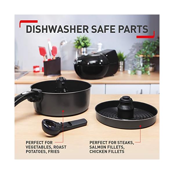 Tefal-ActiFry-Genius-XL-2in1-YV970840-Health-Air-Fryer-Black-17-kg-8-Portions Tefal ActiFry Genius XL 2in1 YV970840 Air Fryer - 1.7 kg / 8 Portions