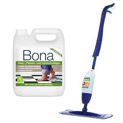 Bona Spray Mop Bona Tile Laminate Cleaner Refill Pack 4