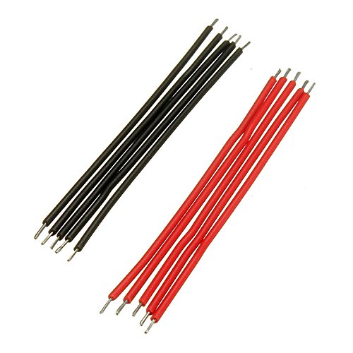 1200Pcs 6cm Breadboard Jumper Cable Electronic Wires Black Red Colour