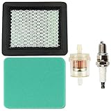 GCV160 Air Filter Tune Up Kit Fuel Filter for Honda GCV135 GCV190 GC135 GC160 GC190 GX100 GCV160A GCV160LA GCV190A GCV190LA Engine F220 FG400 FG500 Tiller WN20 WN30 Water Pump 17211-zl8-023
