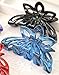 Prettyou 3.5 Inches Plastic Large Clip Hair Claws for Women, Pack of 4