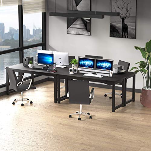 NSdirectModern Computer Desk 63 inch Large Office Desk Writing Study Table for Home Office Desk Workstation Wide Metal… - Image 4