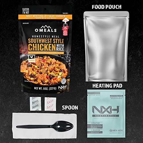 OMEALS Backpacking Meals 6 Good to Go Meals for Hiking Food Self