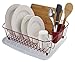 Rubbermaid 18 in. L x 14.7 in. W x 1.3 in. H Clear Plastic Dish Drainer