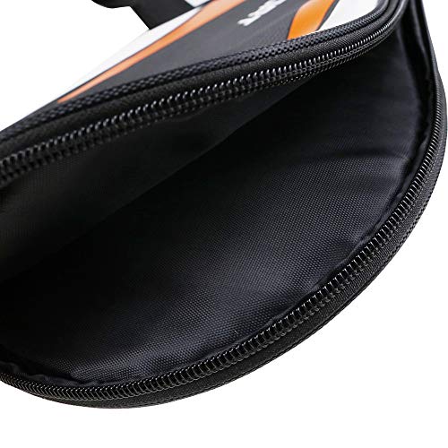 Coherny Portable Table Tennis Racket Bag Waterproof Table Tennis Racket Cover Paddle PingPong Paddle Pouch with Ball Case - Thumbnail 3